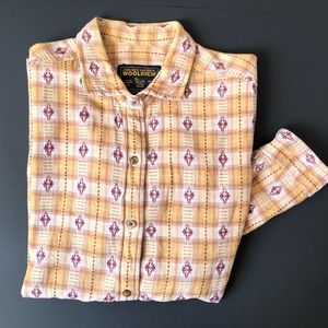 Woolrich John Rich and Bros Vintage Button Down 100% Cotton Shirt, Large